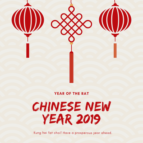 График празднования китайского нового года в 2019 году
